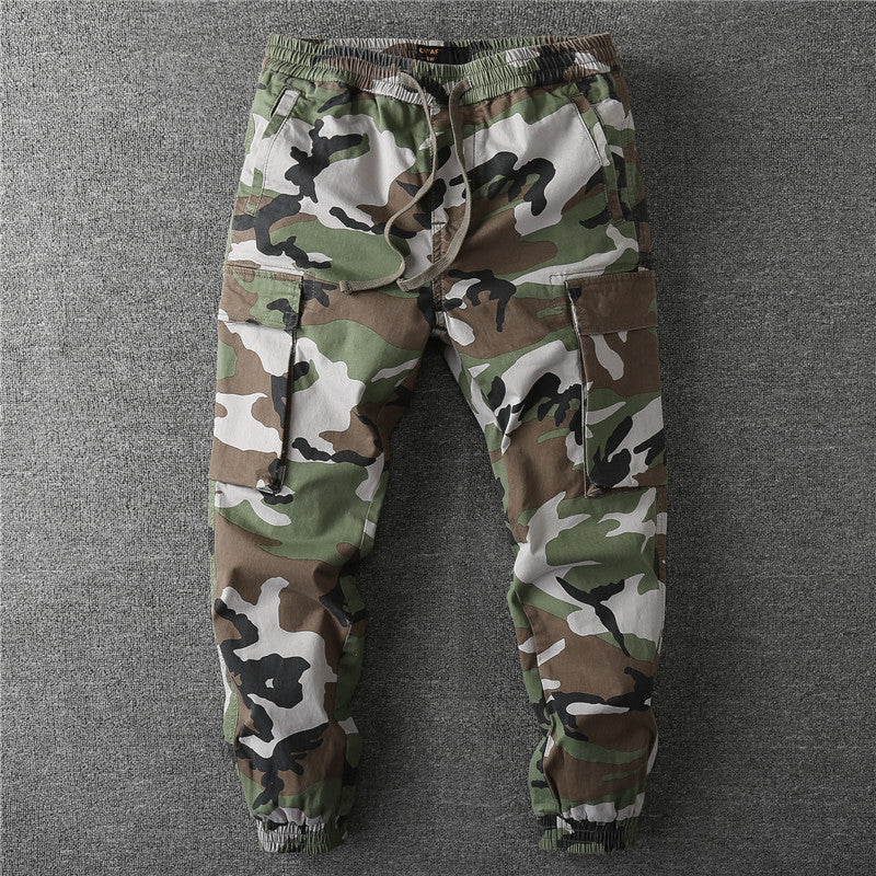 Camo Ankle-Tied Freizeithose für Herren