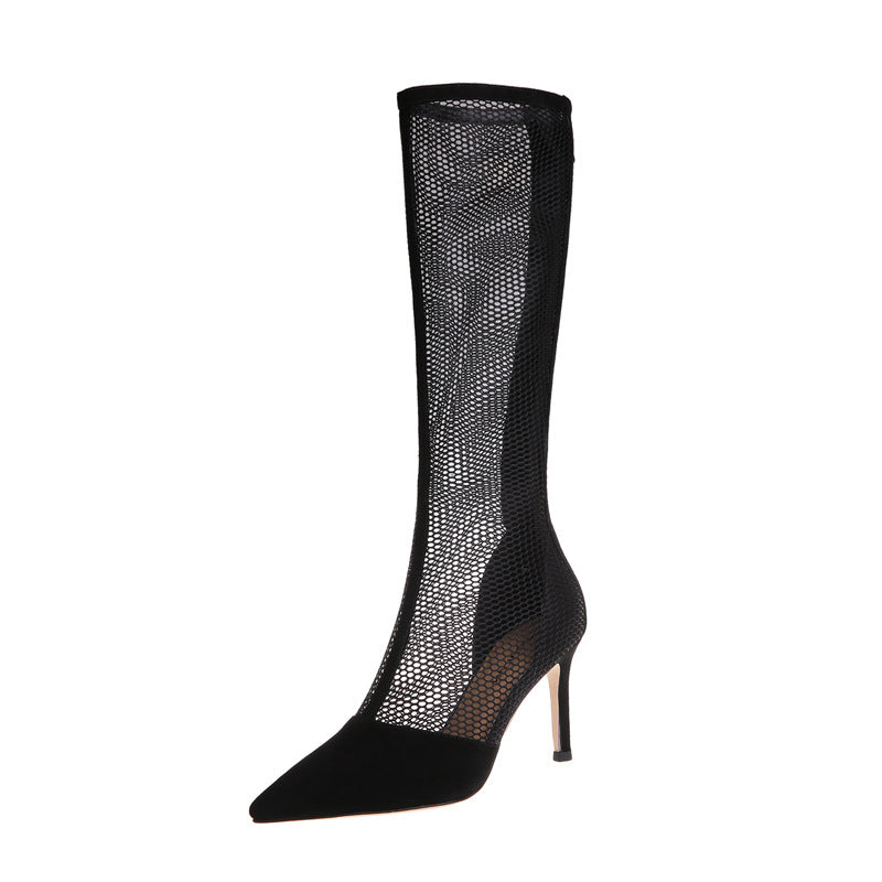 Stiletto-Stiefel mit spitzer Zehe – Bild 4 | LuxeStyle