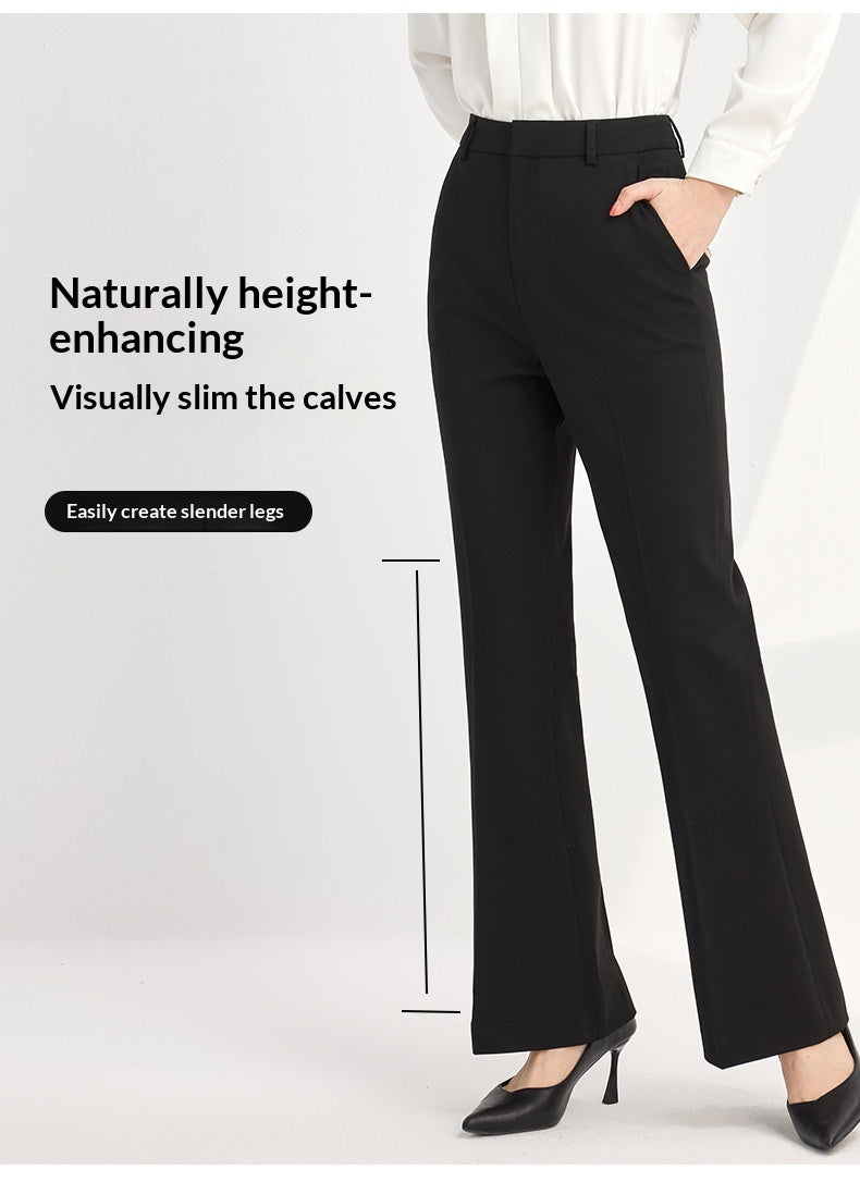 Elegante Palazzo Hose mit weitem Bein
