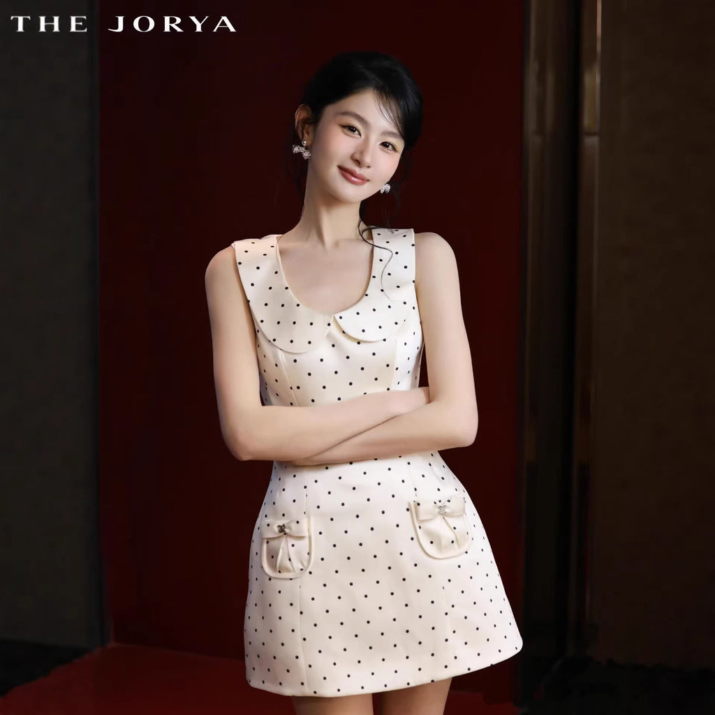 Elegantes Polka-Dot Minikleid