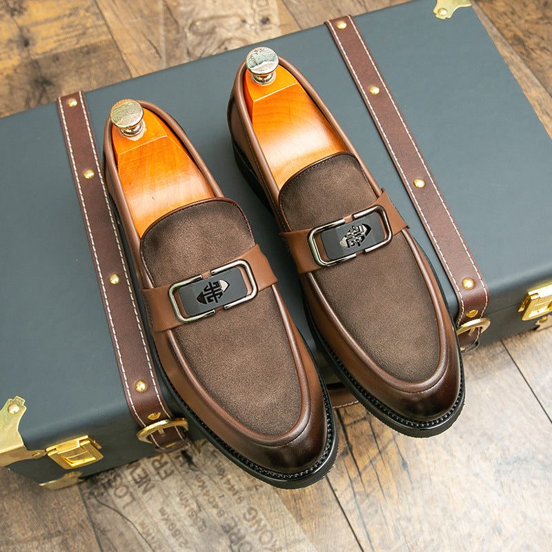 Herren Leder Slipper Übergrössen