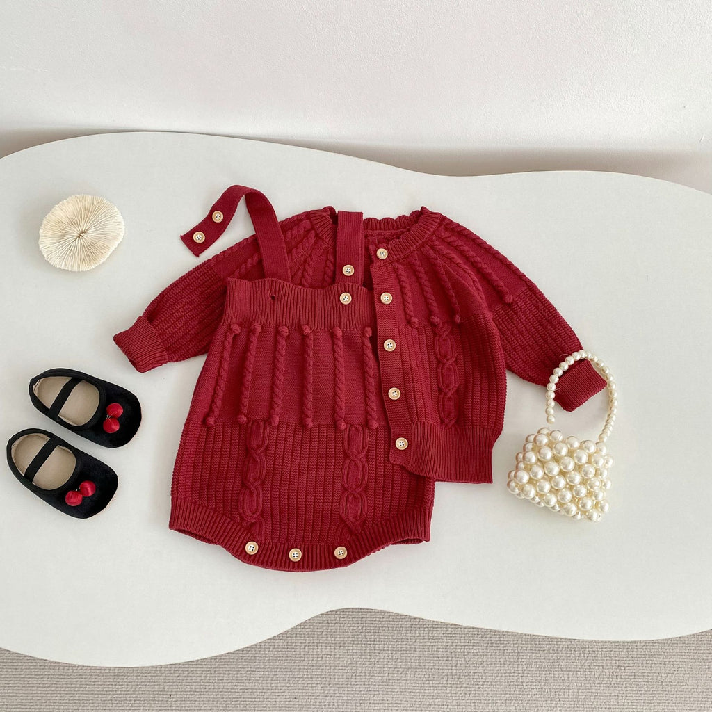 Strick-Set für Mädchen – Pullover & Shorts – Bild 8 | LuxeStyle