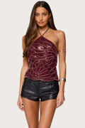 Ohne Träger Sequins-Camisole Damenoberteil – Bild 1 | LuxeStyle