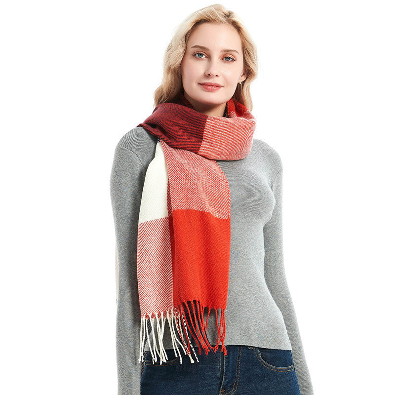 Taschenschal mit grossem Karomuster – Bild 13 | LuxeStyle