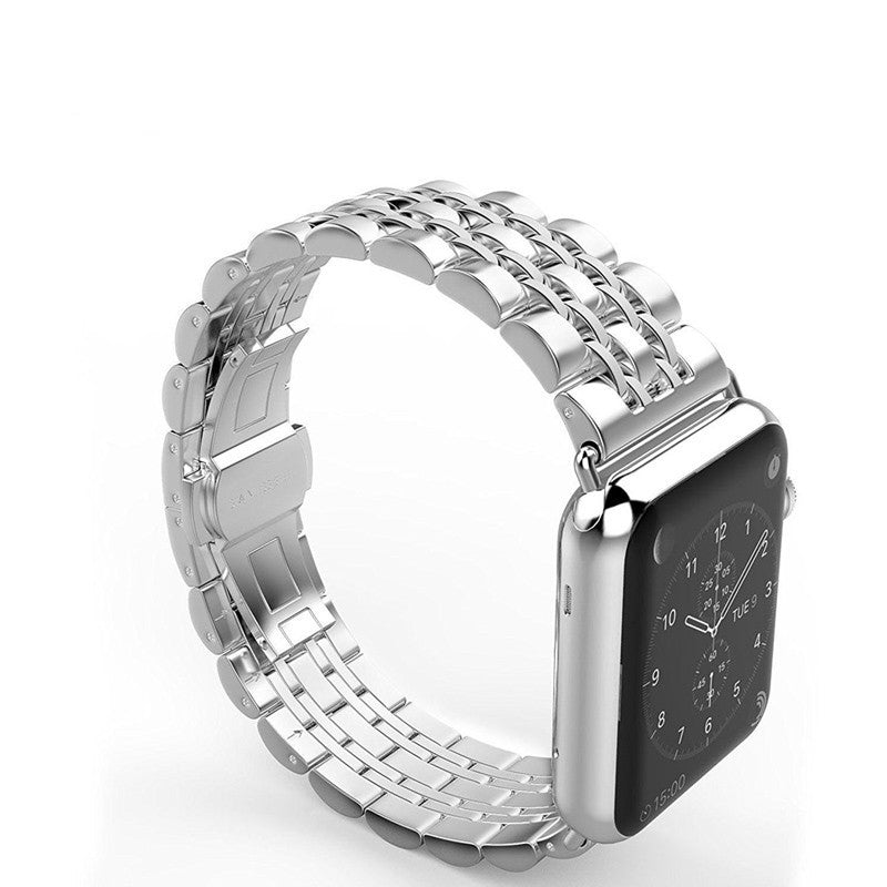 Edelstahl-Armband mit Schmetterlingsschliesse – Bild 10 | LuxeStyle