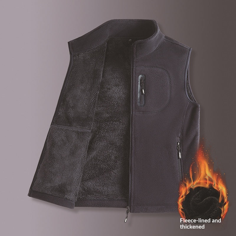 Herren Fleece-Weste mit Fütterung