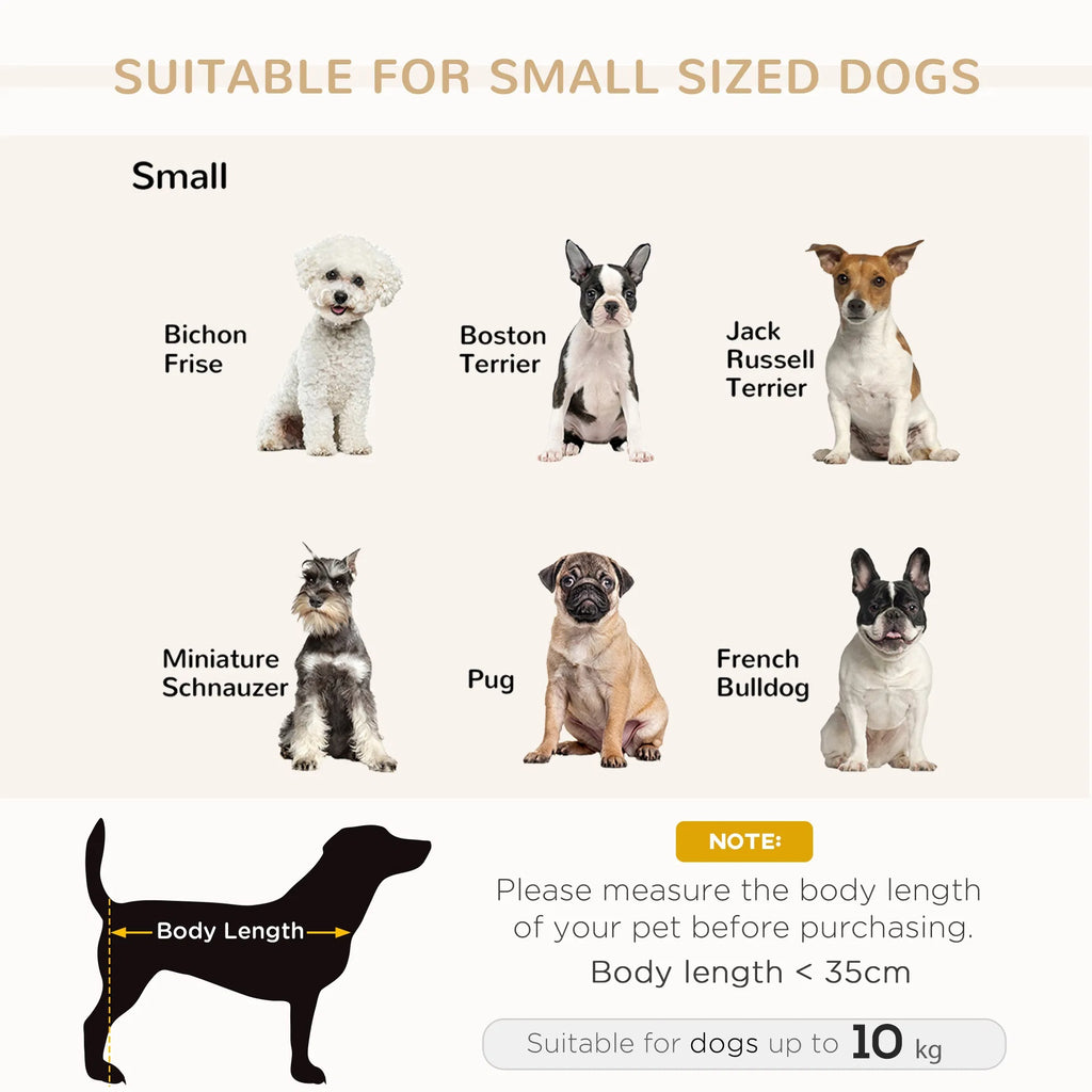 Hundebett mit Stauraum für kleine Hunde, Grau