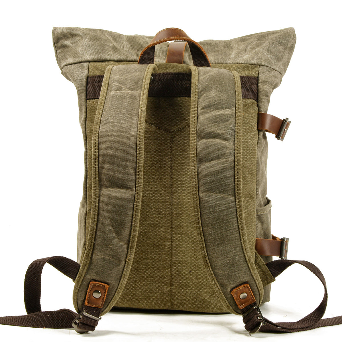Rucksack aus Canvas und Rindsleder – Bild 6 | LuxeStyle