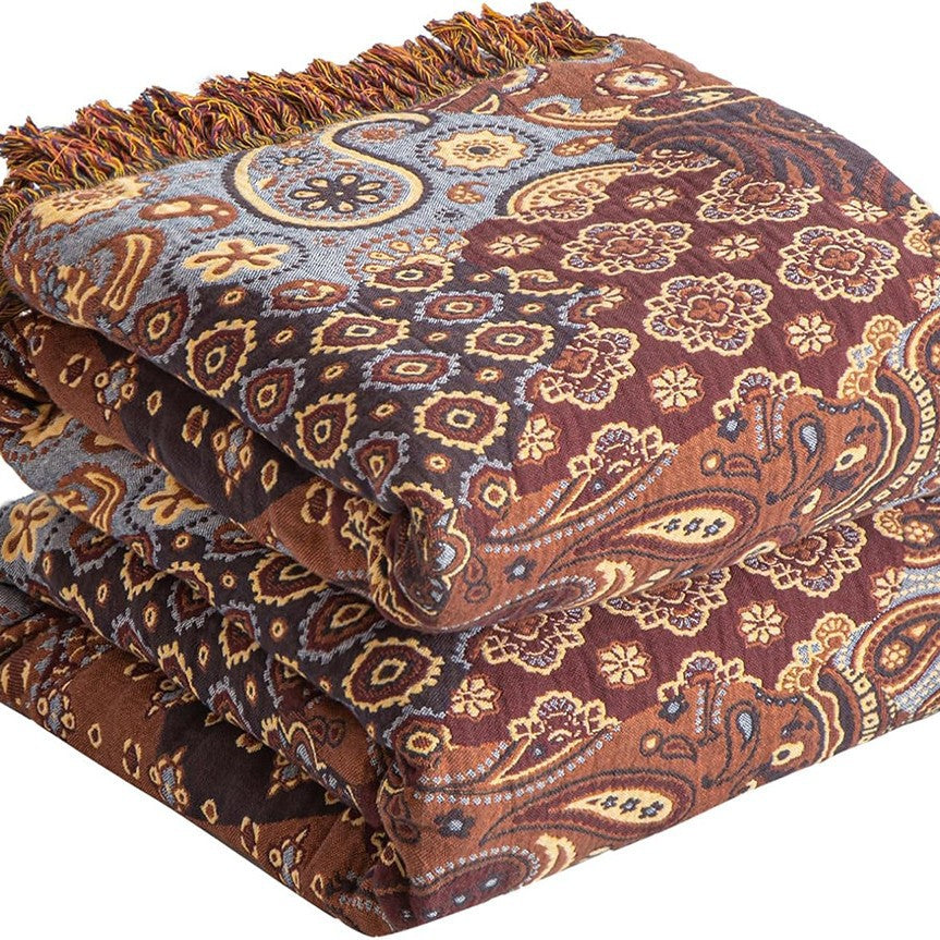 Boho-Muster-Decke
