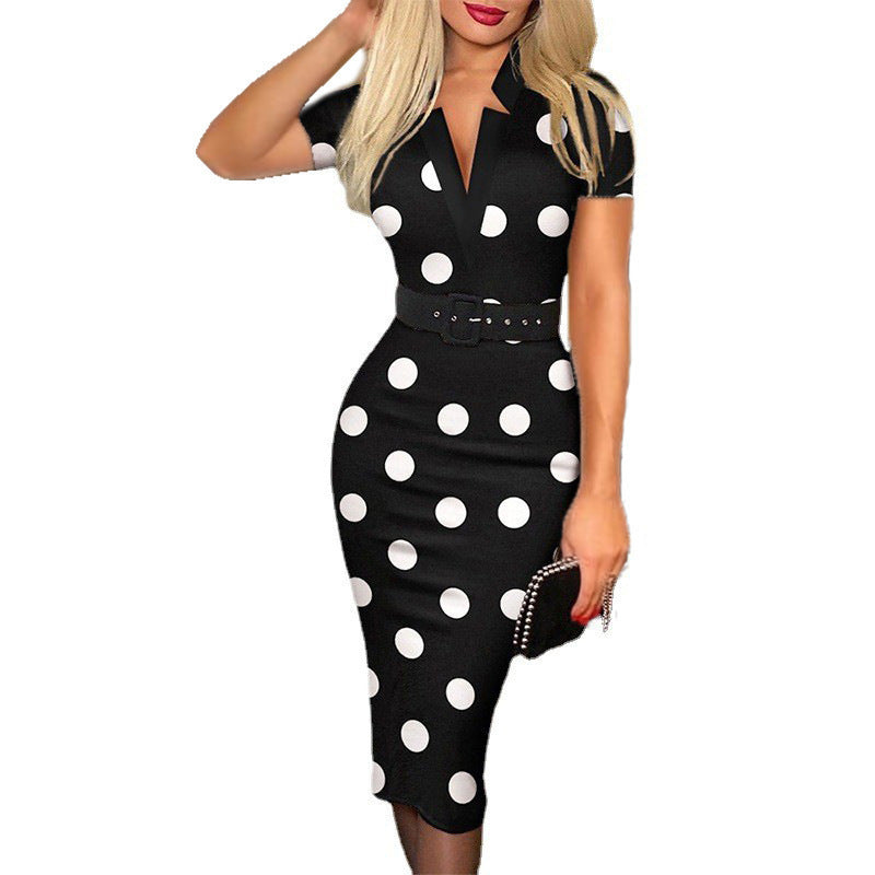 Kariertes Bodycon-Kleid