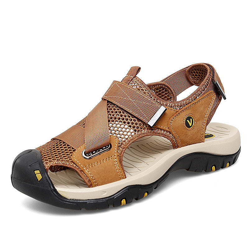 Herren Slip-on Sandalen mit Klettverschluss