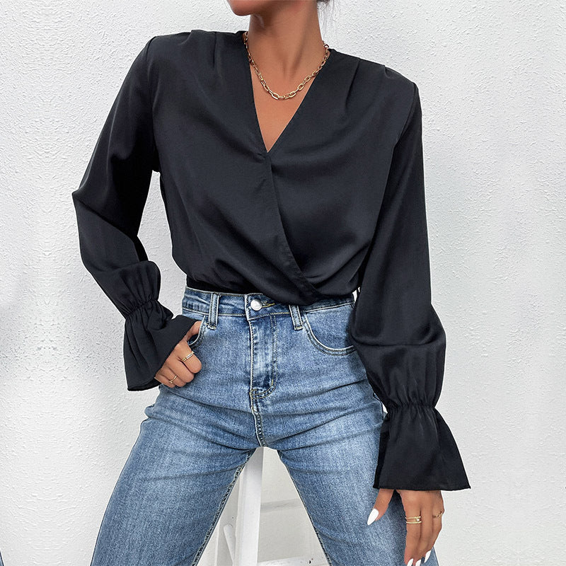 Eleganter Jumpsuit mit langen Ärmeln
