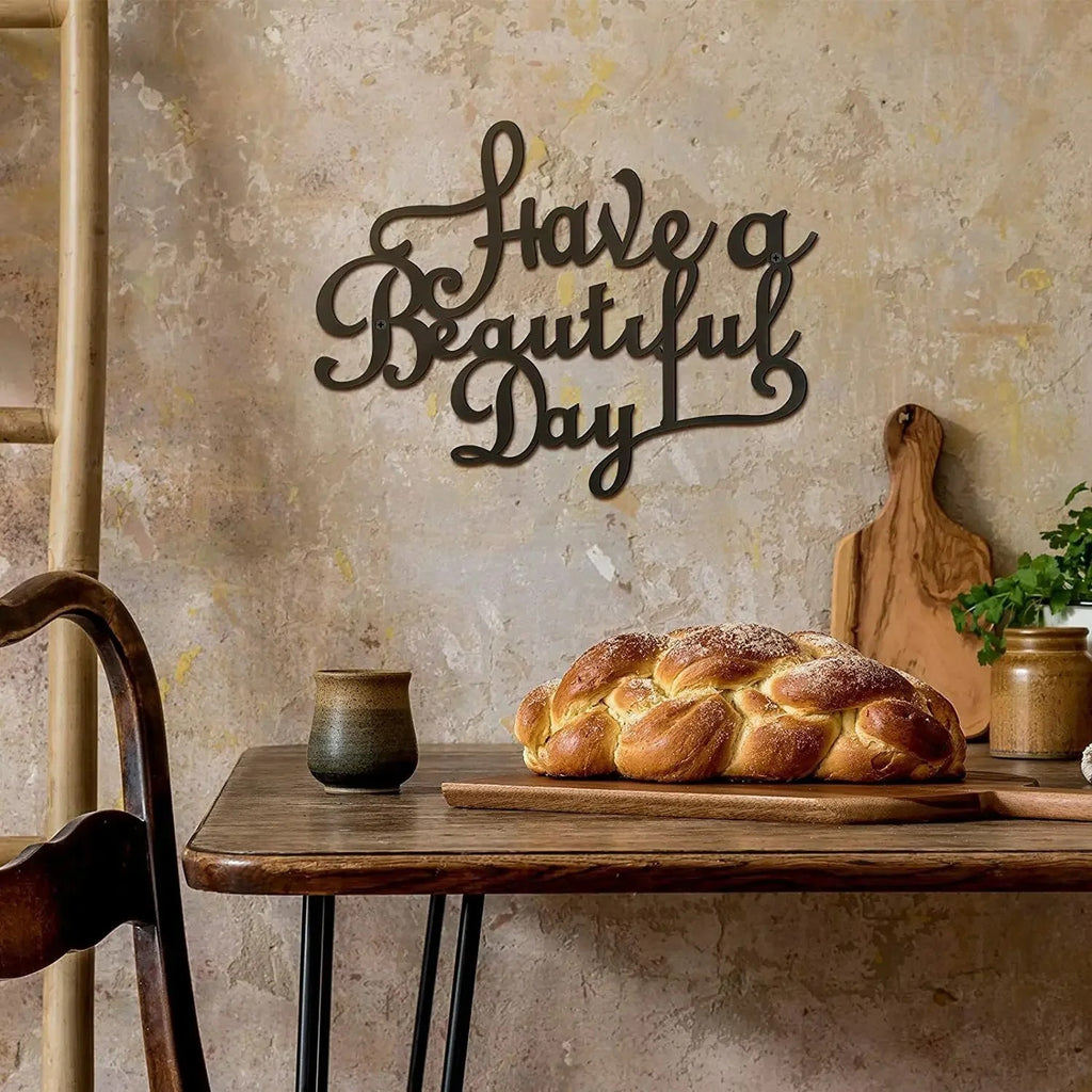 Wanddekoration aus Eisen – Have A Wonderful Day – Bild 3 | LuxeStyle