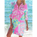 Damen Sommerhemd mit Print