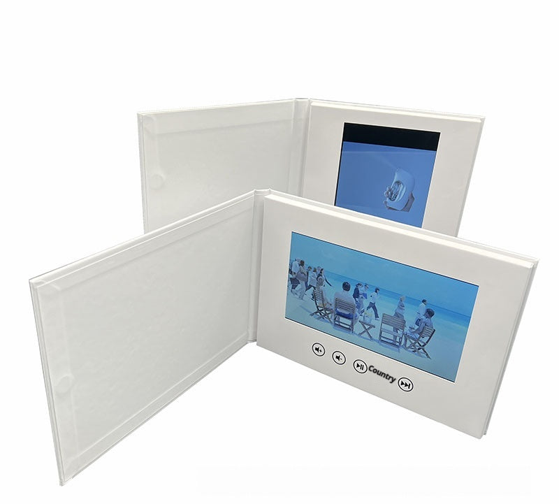 Video-Buch mit Hardcover und 7-Zoll-Display