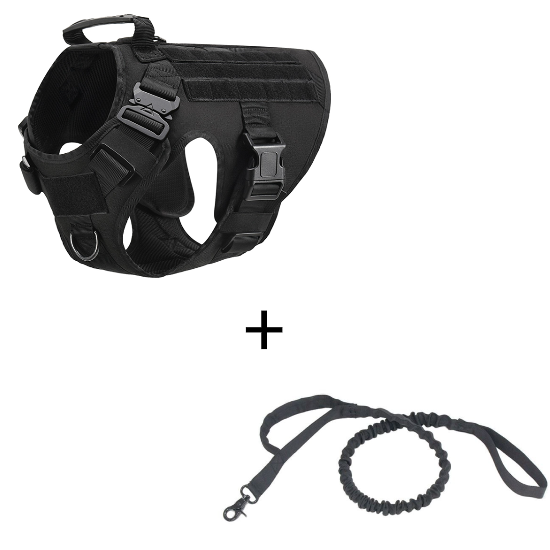 Taktische Outdoor-Hundeweste mit Leinen | LuxeStyle