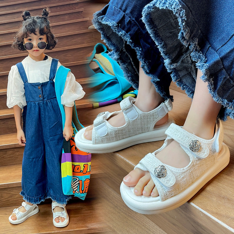 Mädchen Sandalen rutschfest für Strand | LuxeStyle