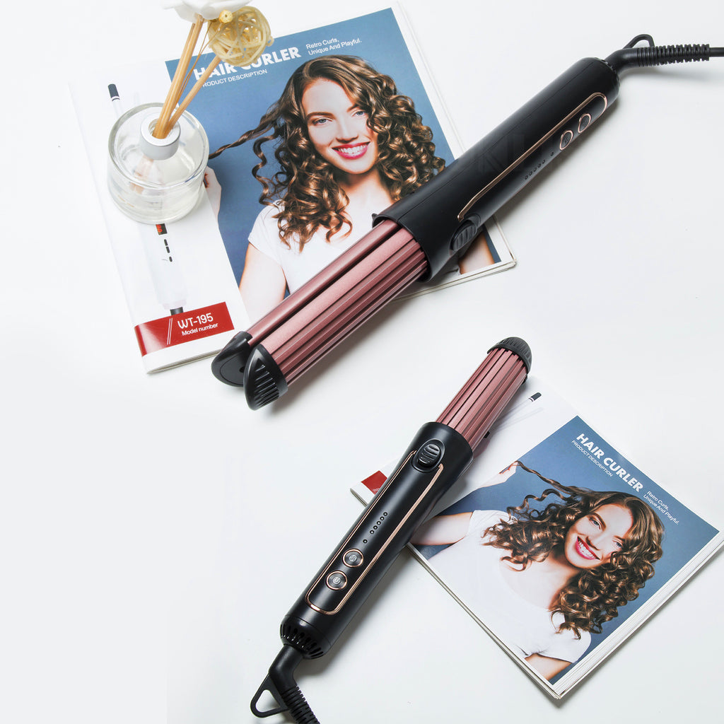 Mini Lockenstab für nasse und trockene Haare