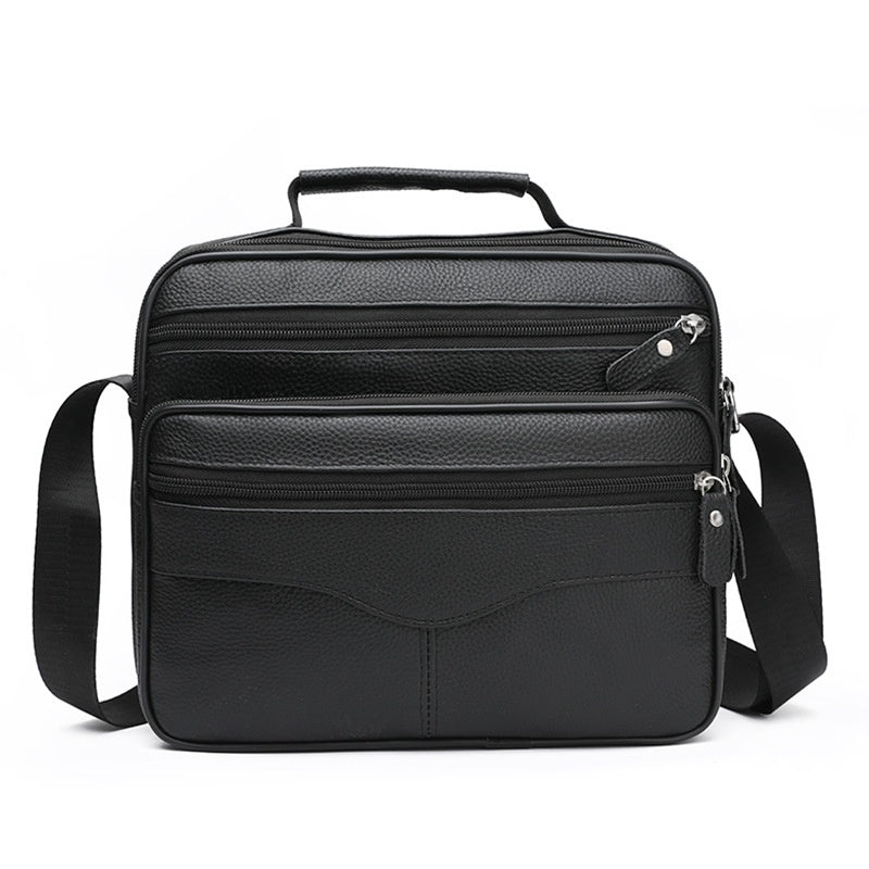 Leder Business Aktentasche Ein-Schulter 21×17×9 cm – Bild 3 | LuxeStyle