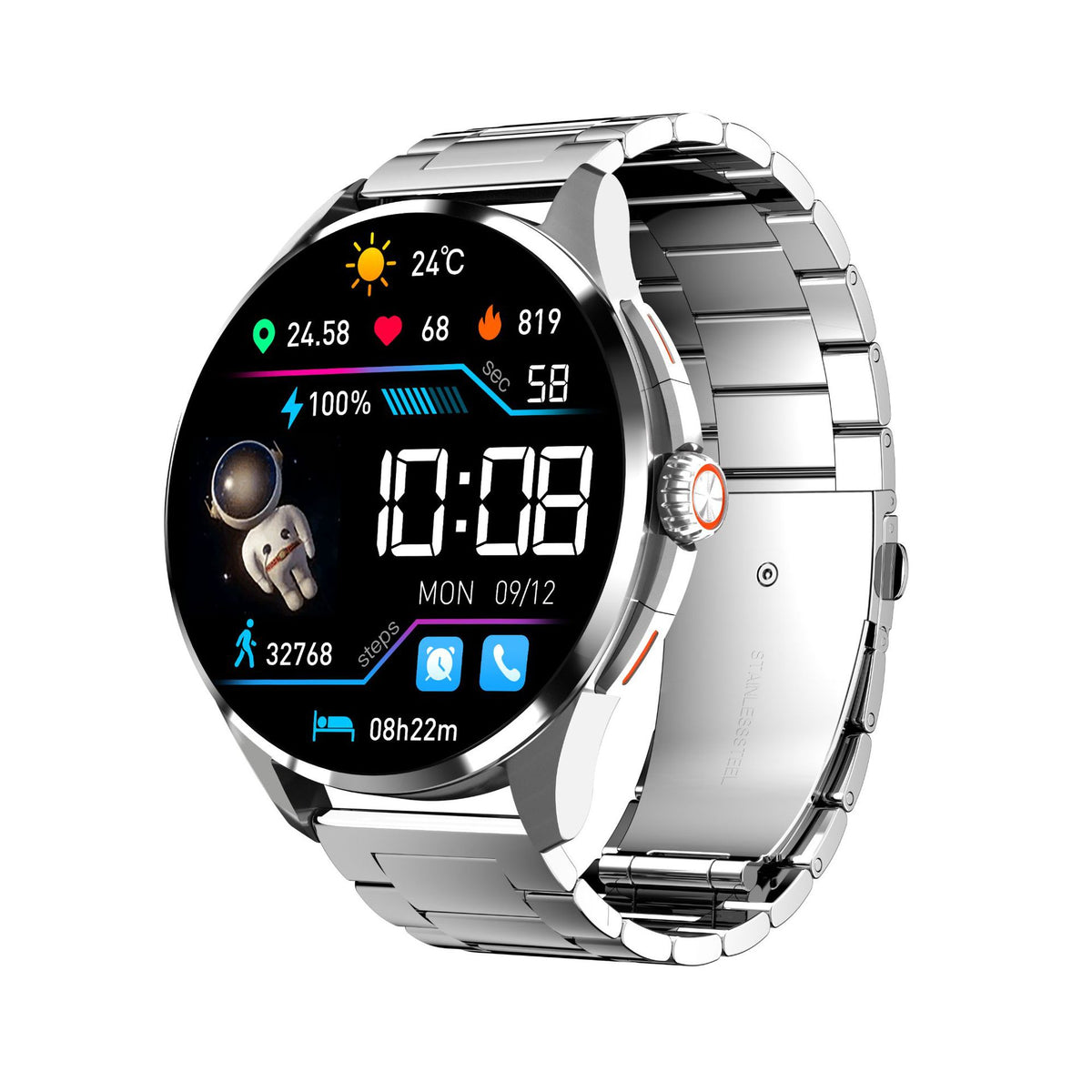 Smartwatch mit Silikonarmband und NFC – Bild 7 | LuxeStyle