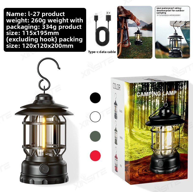 LED Flammen-Laterne · Camping & Ambiente