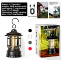 LED Flammen-Laterne · Camping & Ambiente