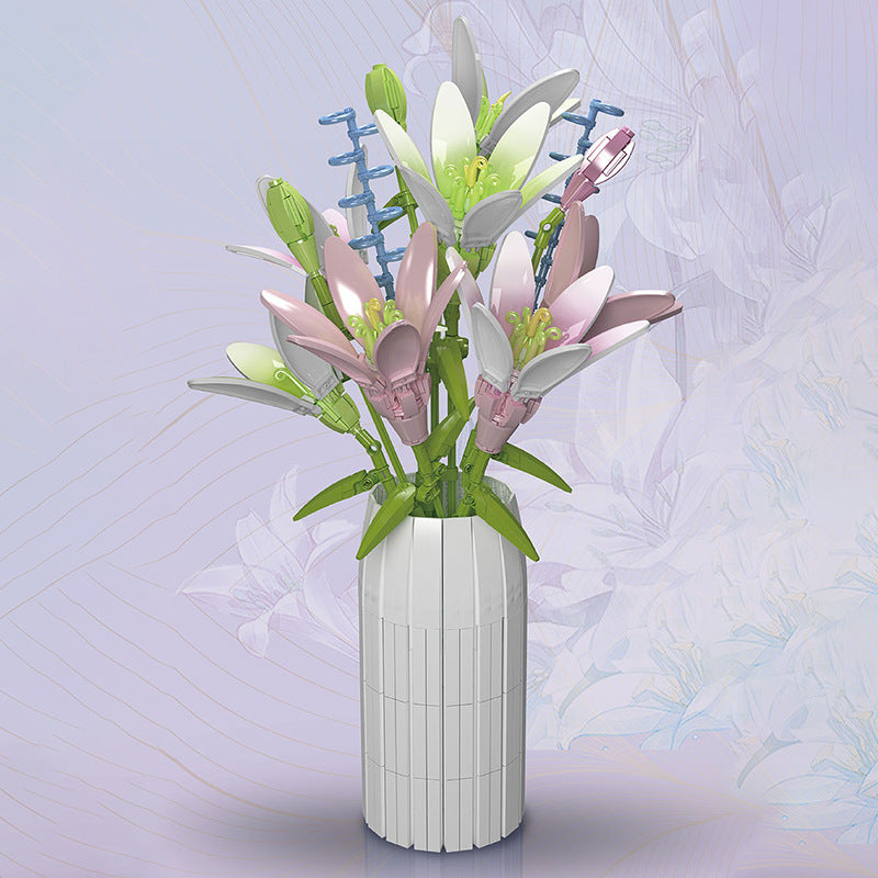 DIY Lilien Blumenstrauss Bausteine | LuxeStyle