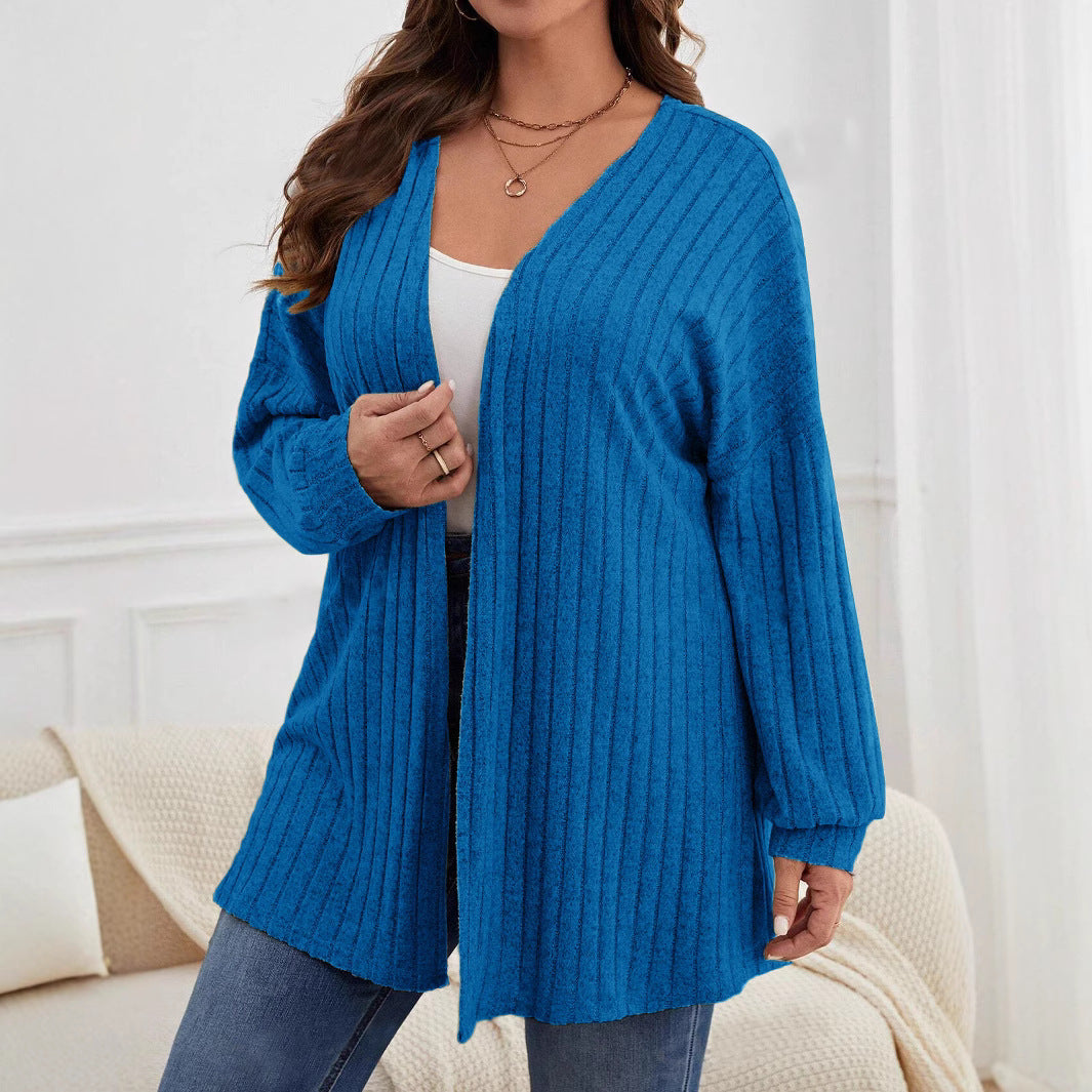 Lockere Strickjacke