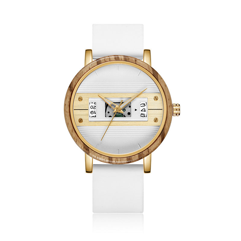 Holz-Optik Digitaluhr für Herren – Bild 2 | LuxeStyle