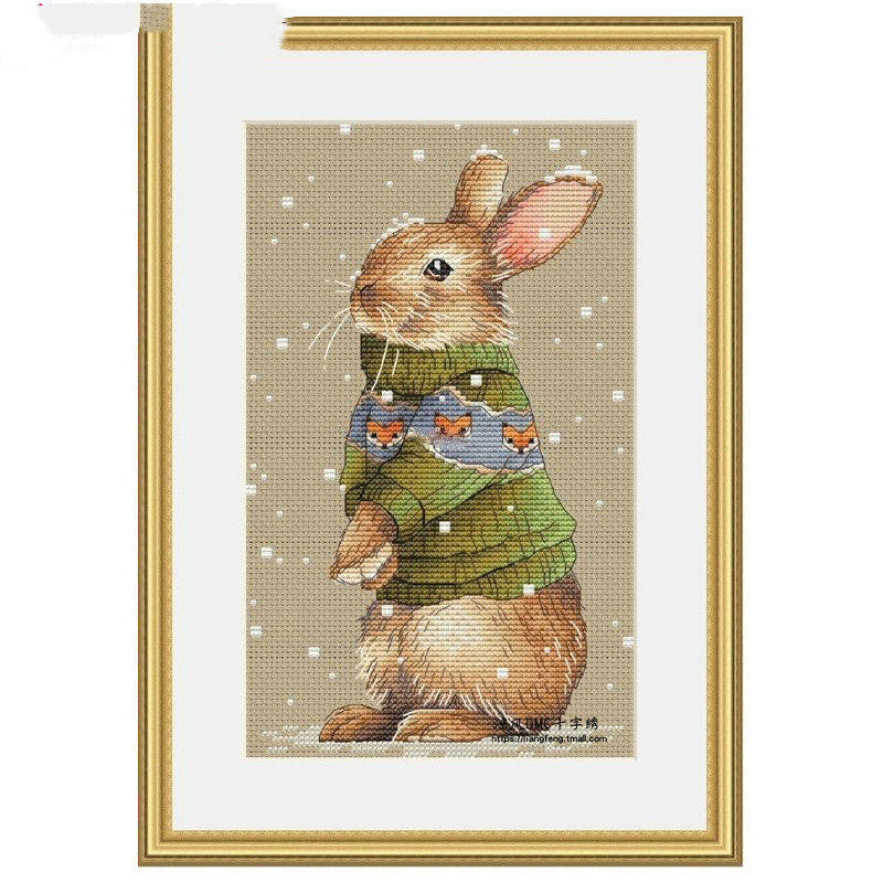 DMC Kreuzstich-Set Pullover-Tier Hase