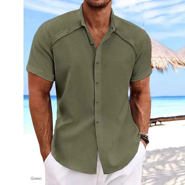 Kurzarm Freizeithemd Hawaiian Style – Bild 9 | LuxeStyle