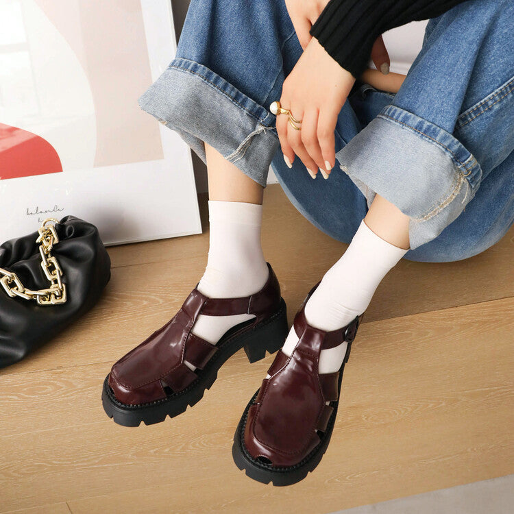 Plateau-Clogs mit Schnalle – Bild 1 | LuxeStyle
