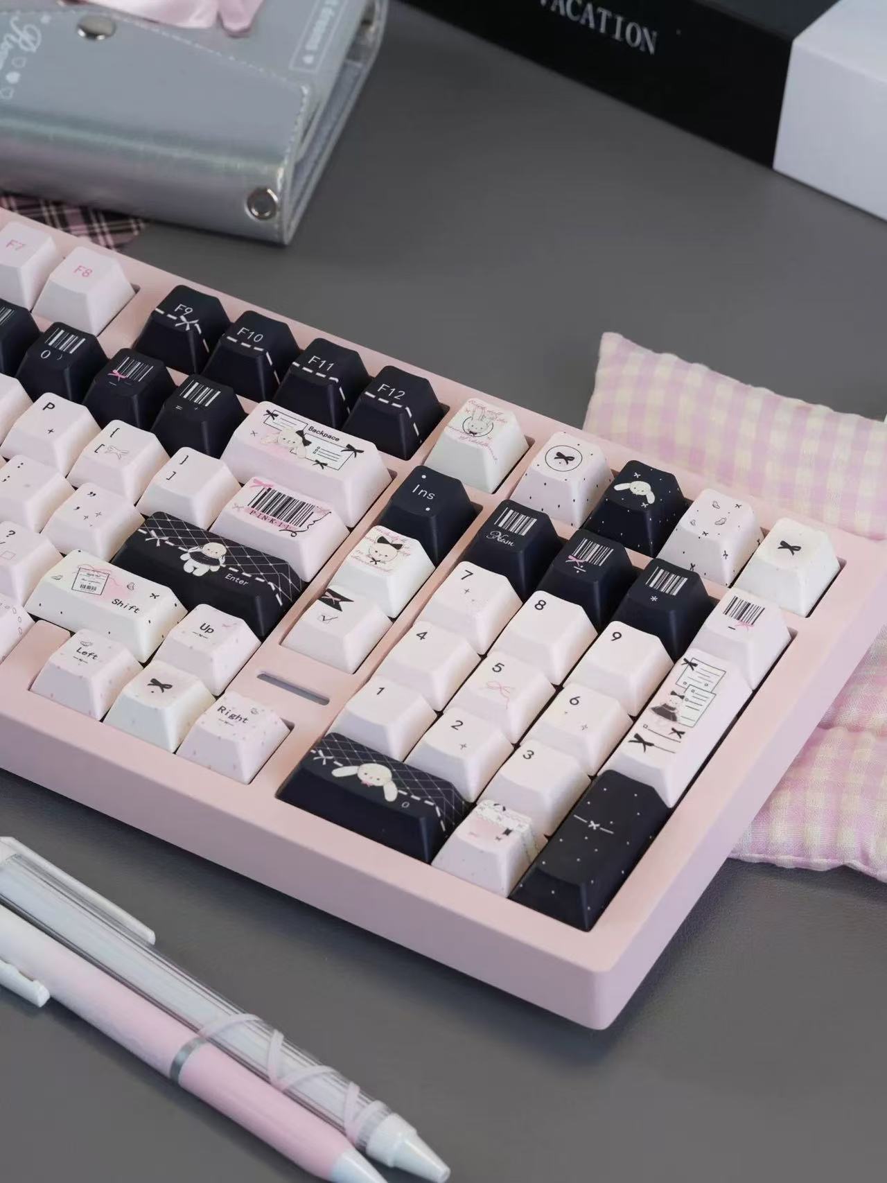 PBT Tastenkappen mit Cuaicai Hasen Design