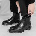 Herren High-Top Fashion Ankle Boots aus Leder – Bild 1 | LuxeStyle