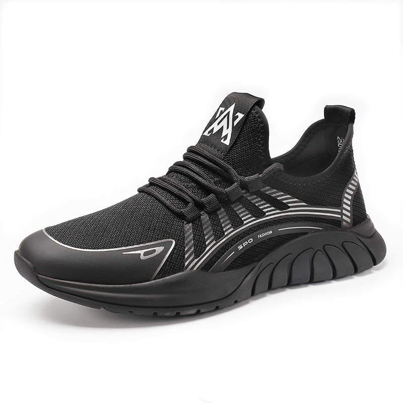 Atmungsaktive Flyknit Casual Laufschuhe für Herren