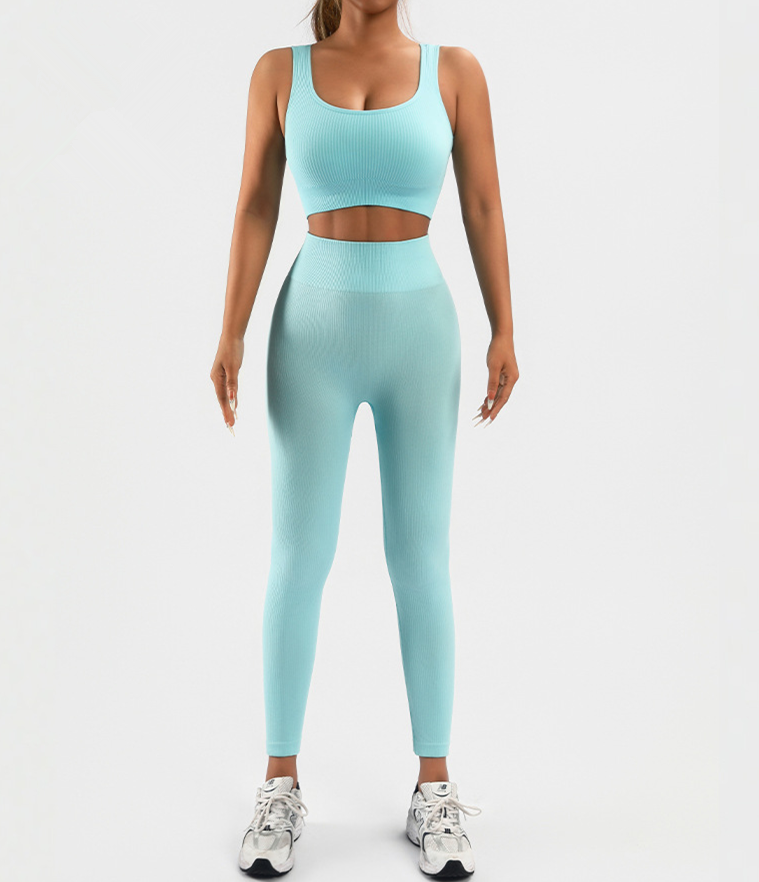 Workout-Set «Active» · 2-teilig, geripptes Tank (Damen)