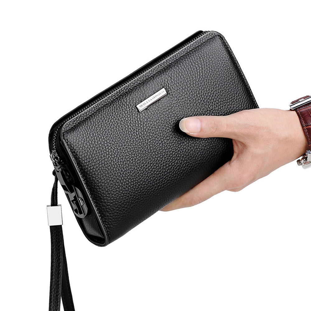 Echter Leder Clutch mit Zahlenschloss | LuxeStyle