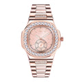 Herrenuhr mit Legierungsband und Strass-Akzenten – Bild 2 | LuxeStyle