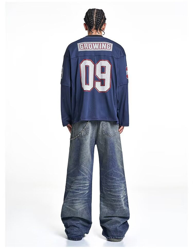 Herren-Sweatshirt mit Print – Locker geschnitten