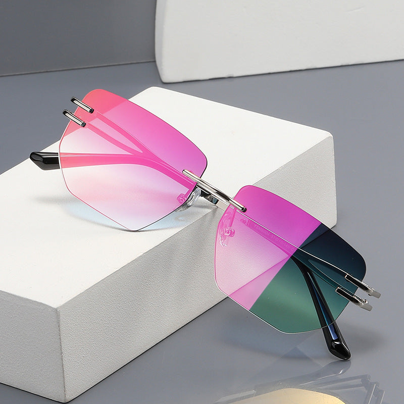 YSM8004 Randlose Sonnenbrille Unisex