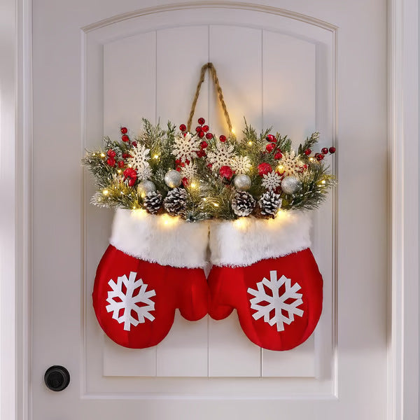 Weihnachtsgirlande Handschuh-Design mit Lichtern – Bild 5 | LuxeStyle
