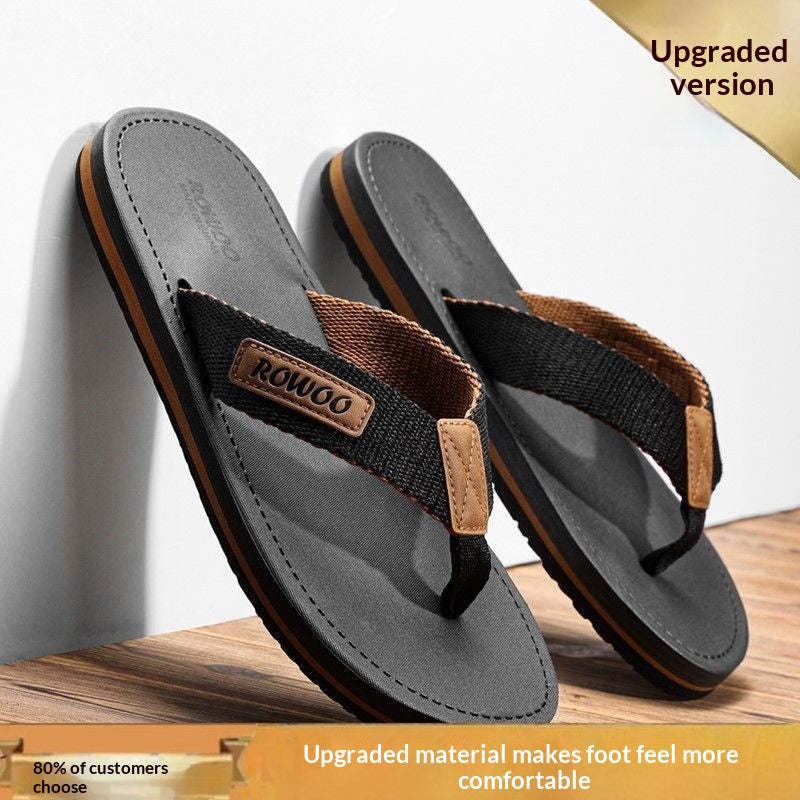 Herren-Strandsandalen mit Stoffriemen