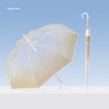 Transparenter Regenschirm mit Farbverlauf