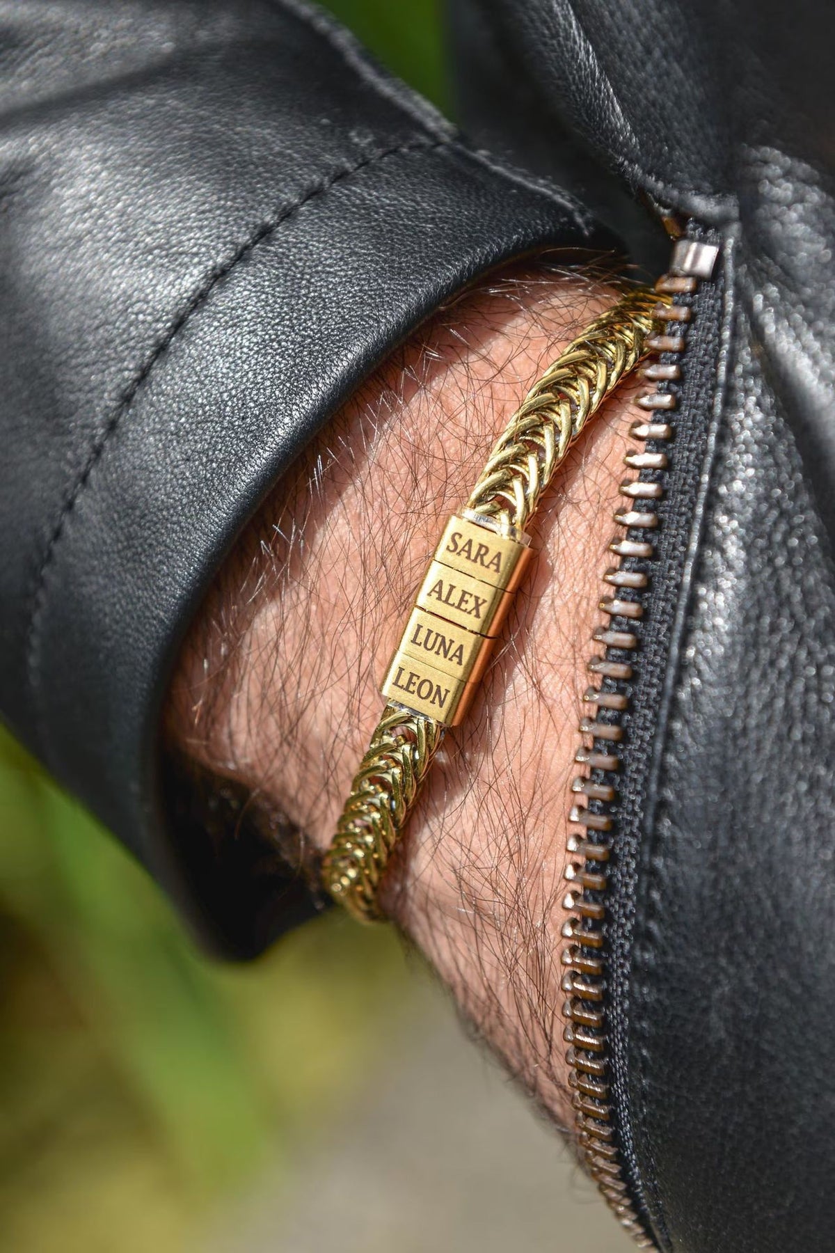Armband Flaches Quadrat Doppelgeflecht – Bild 7 | LuxeStyle
