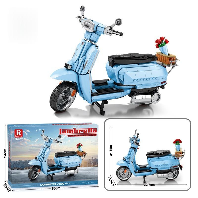 Motorrad Bausteine für Kinder