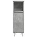 Badezimmerschrank Betongrau 30x30x100 cm