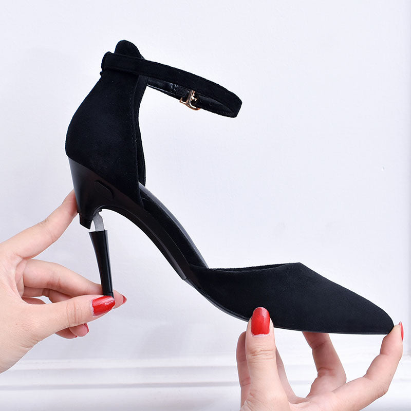 Faltbare High Heels aus Schafsleder
