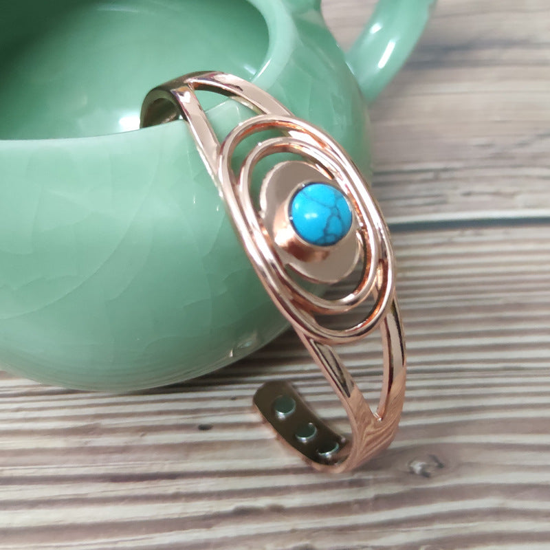 Dreilagiges Magnetarmband aus Rotkupfer