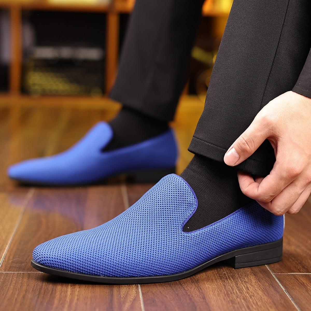 Legere Spitzschuh-Lederschuhe für Herren