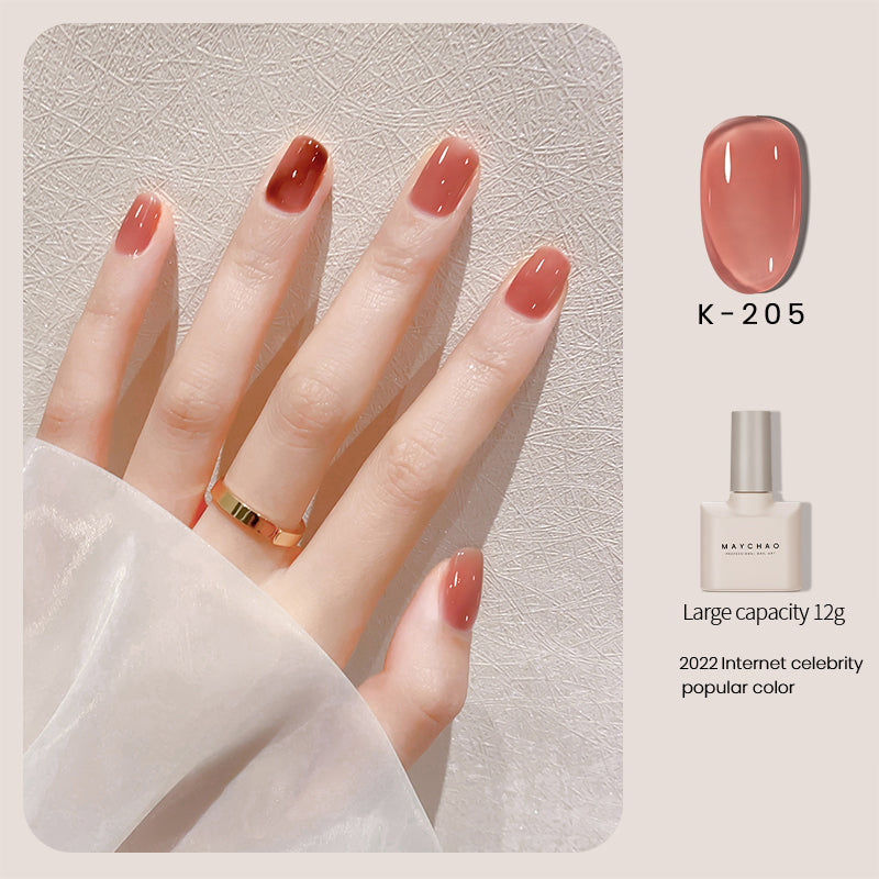 Transparent Jade Fat Ice Nagellack Nude – Bild 4 | LuxeStyle